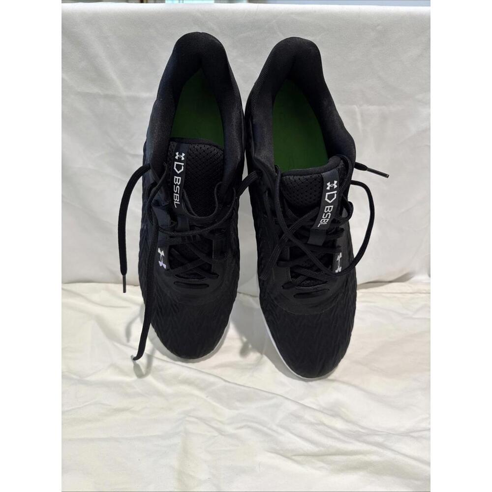 Under Armour Yard 3.0 Baseball Metal Cleat Shoes Black Size 14